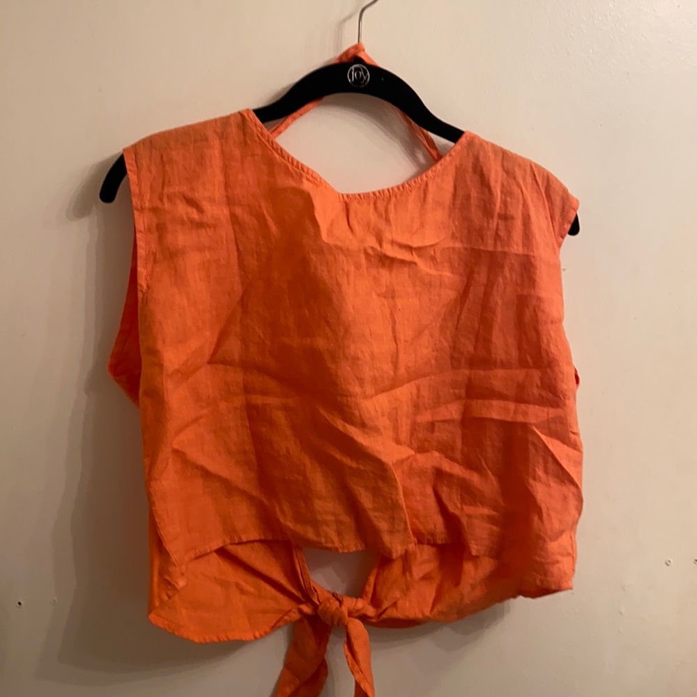 Summertime blouse - medium- peach color - loft